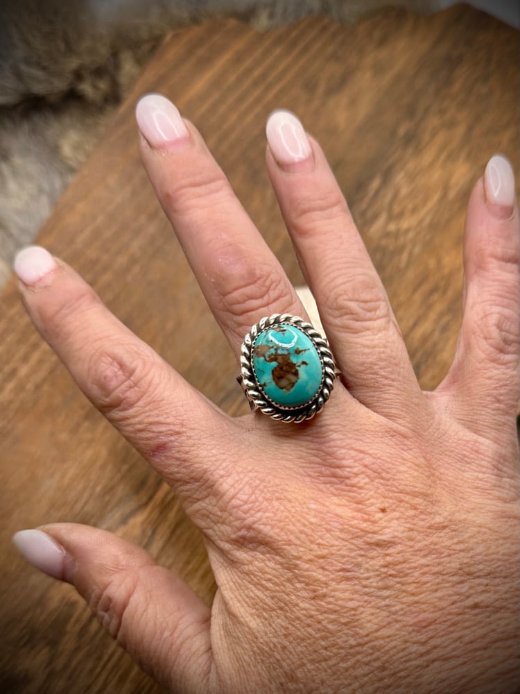Image of Nila Turquoise Ring size 7.75