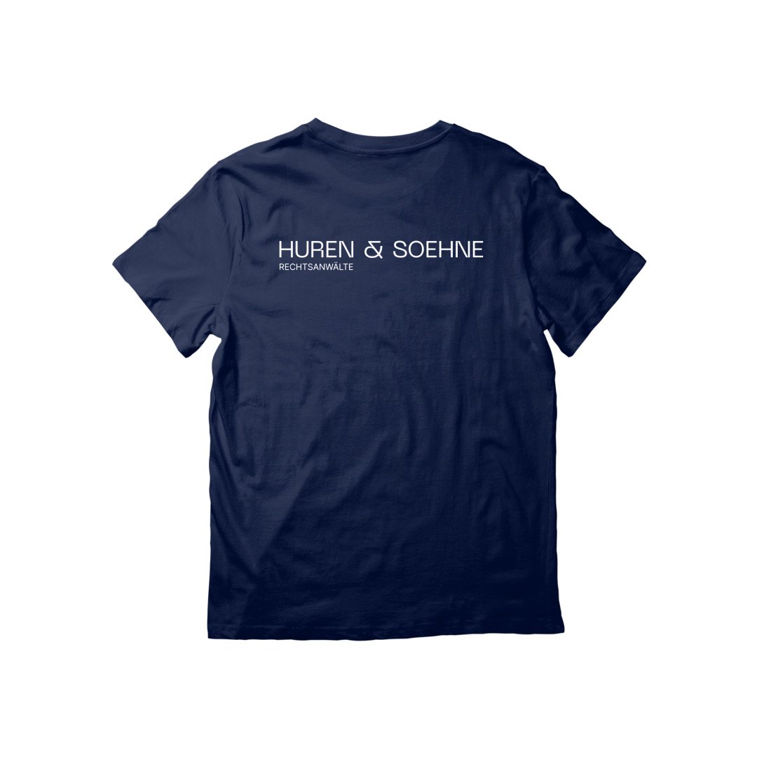 T-Shirt Navy | HUREN & SOEHNE