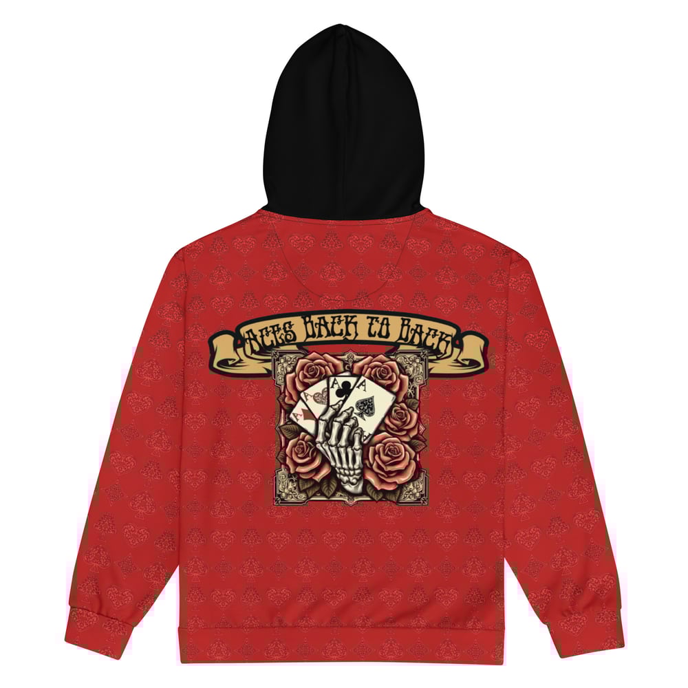 Image of Aces Back to Back unisex zip hoodie