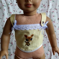 LPS deer corset in yellow