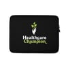 Healthcare Champion Laptop Sleeve black