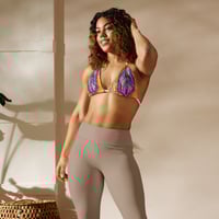 Decolonize Your Pussy recycled string bikini top