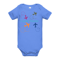 Image 5 of Baby short sleeve one piece (I love planes)