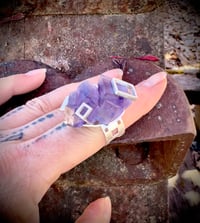 Image 7 of Framed Violet Cubism