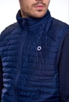 Evans Thermoquilt Gilet in Navy