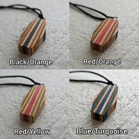 Image 3 of Recycled Skateboard Necklaces