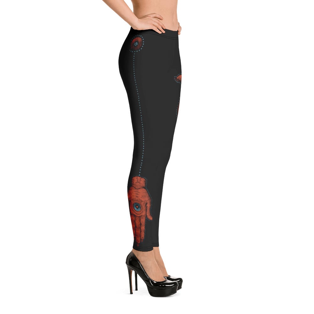 Evil Eye (Rust) Leggings