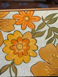 Image 2 of Retro Flower Painting 