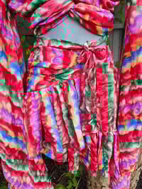 Image 8 of TULUM co ord frill skirt set RAINBOW 🌈