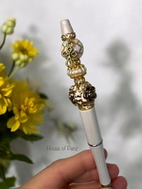 Image 3 of Gold Cross And Rose Pen