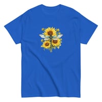 Image 6 of Unisex classic tee, Sunflower Dragonfly Bouquet Tee