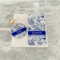 DE JOUY MATCHING TAGS - BLUEBIRDS