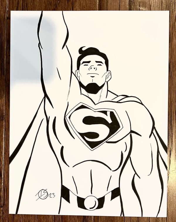 Image of Superman Original Art 