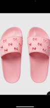 Pink Gucci Slides Size 7.5