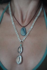 Image 3 of Smooth & Wild- Necklace (river stone)