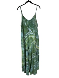 Image 9 of L Woven Wide-Leg Jumpsuit with Pockets in Verdant Geode Ice Dye