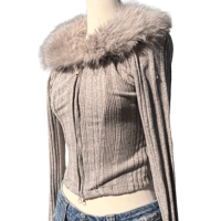 Faux fur jersey 