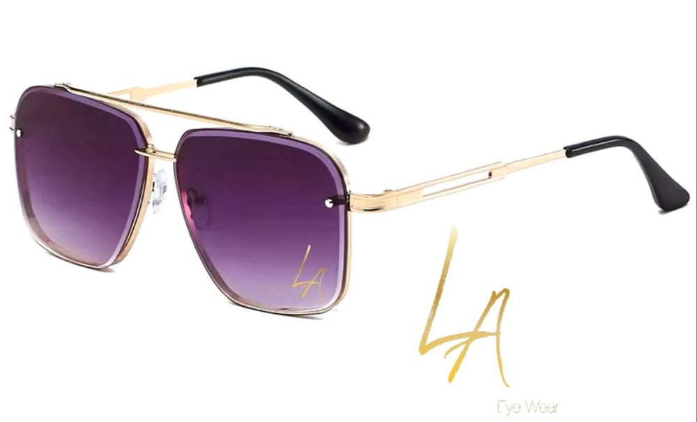 Image of EXCLUSIVE “LA” Eyewear (unisex) purple tint