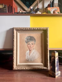 Image 1 of Mid Century Pastel Portrait