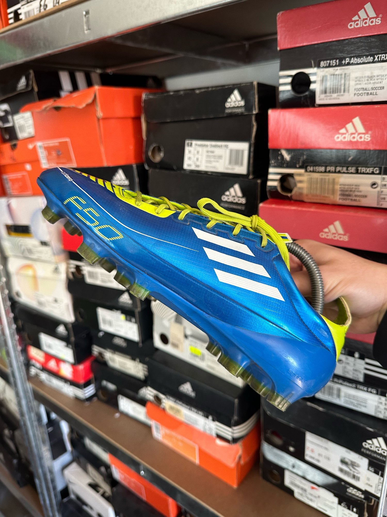 Image of Adidas F50 Adizero Blue FG WORN