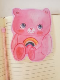 Image 3 of Pink care bear - bookmark  