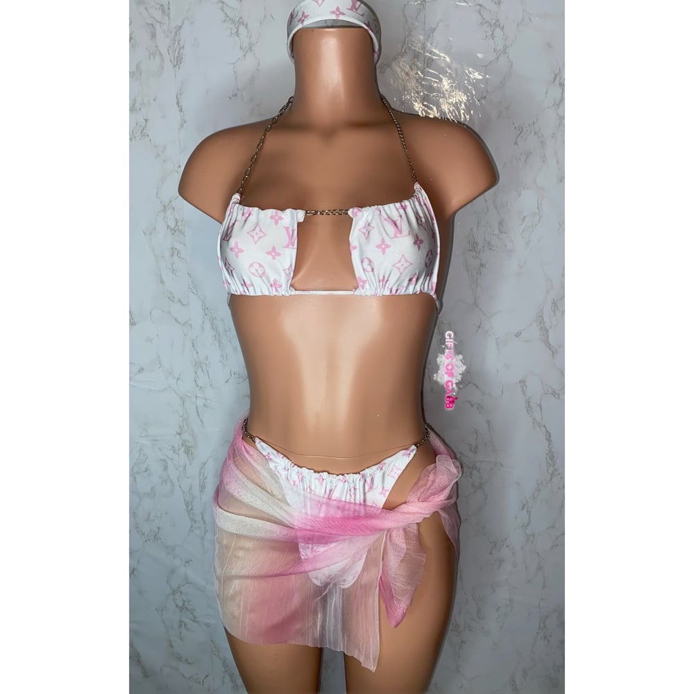 Image of LV chain bikini