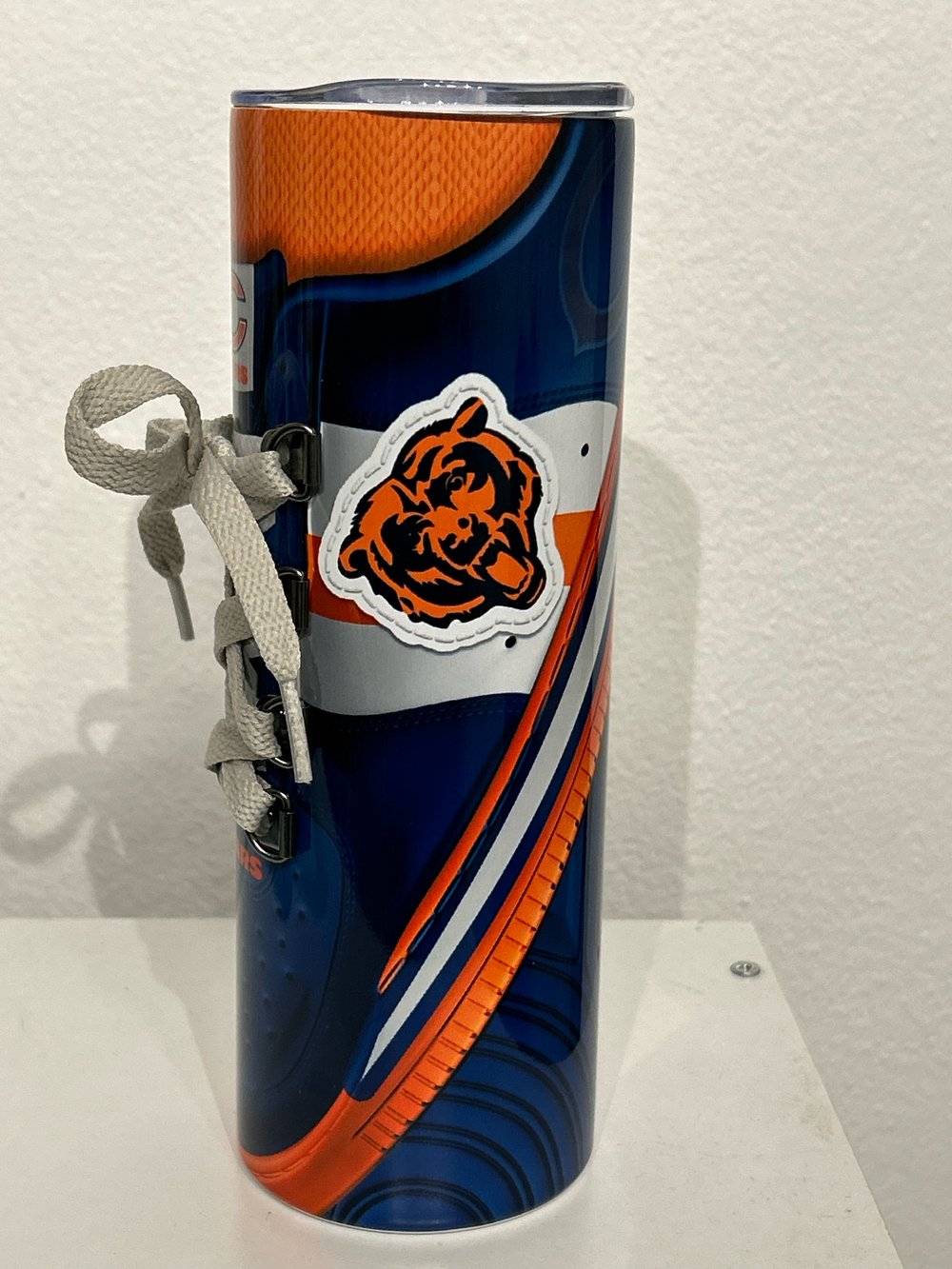 Custom Shoelace Football Sneaker Tumbler