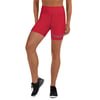 BossFitted Red and Grey Yoga Shorts