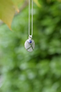 Image 2 of Saltire and sapphire necklace 