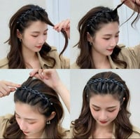 Image 8 of Alligator Hair Clips Links Plastic Headband