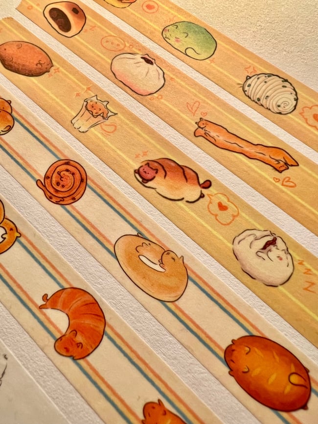 Cat Breads Washi Tapes