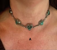 Image 10 of Jesus Vega heart set ( necklace/ earrings) 