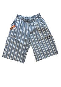 Image 1 of BLUE STRIPED BAKSHORTS