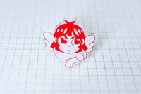 Image of Red Cherub Angel Pin