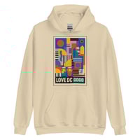Image 1 of LOVEDCGOGO "ART DECO" Unisex Hoodie (see color options)