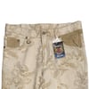 Nishiki Cream Embroidered Floral Design Jeans   