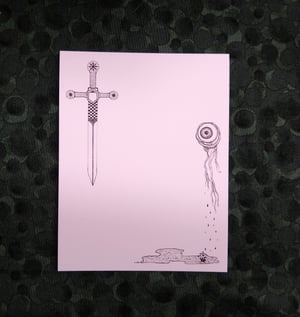 Image of Eyeball and Sword Notepad