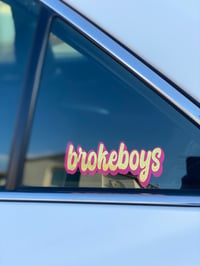 Image 3 of Retro Pink/Holographic Gold BrokeBoys