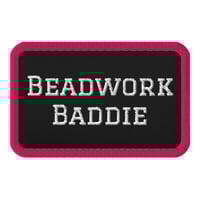 Image 1 of Beadwork Baddie Embroidered patch