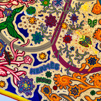 Image 4 of Hermès Cashmere Shawl "L'Arbre du Vent" by Montserrat Gonzalez-Lugo 140cm