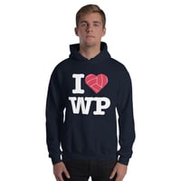 Image 11 of I Love Water Polo Hoodie Dark Colors - Adult