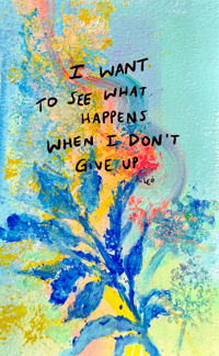 “I Want To See” ORIGINAL PAINTING