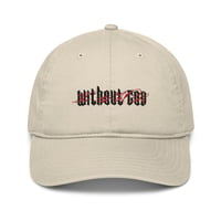 Image 2 of Without God [Dad Hat Beige] 