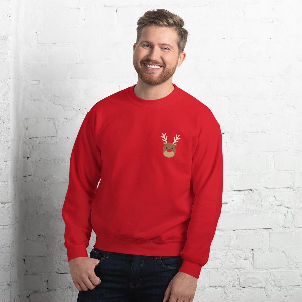 Image of Rudolph Christmas Crewneck Sweatshirt