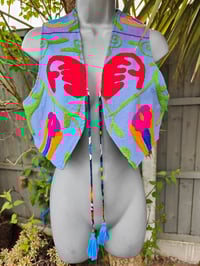 Image 13 of New York Embroidered Waistcoat Top Blue 6-12