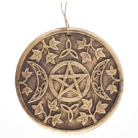Image 3 of Triple Moon Terracotta Plaque