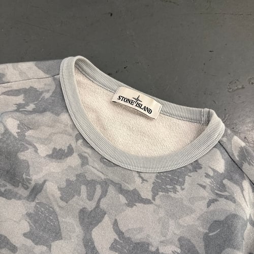 Image of SS 2020 Stone Island Camo sweatshirt, size medium