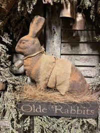 Image 3 of #1 Olde Rabbits ~ Wreath ~ One of my larger rabbits!