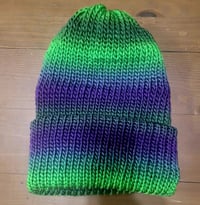Peacock beanie
