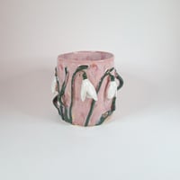 Image 5 of snowdrop mug (pink)